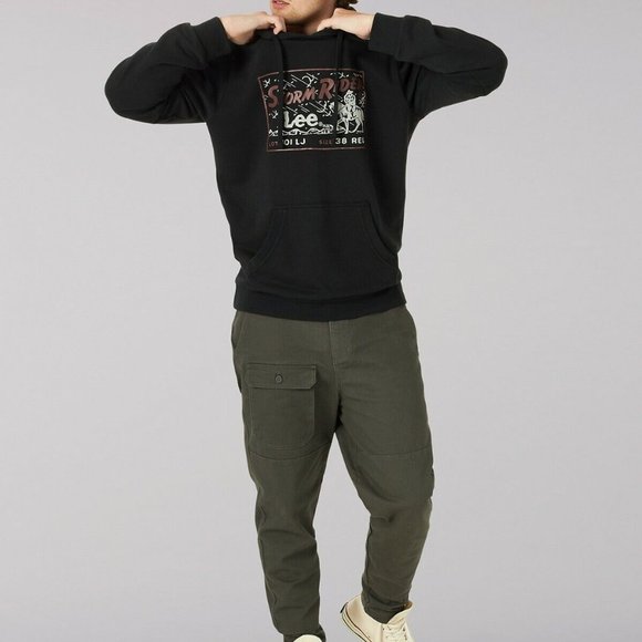 NEW LEE HERITAGE STORM RIDER GRAPHIC HOODIE MEN'S SIZE  XL - Picture 4 of 9